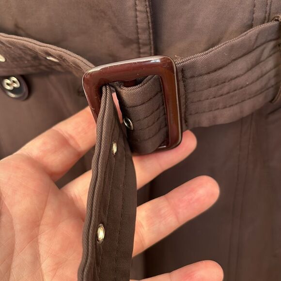 MaxMara Belted Trench Coat Large - Picture 5 of 6